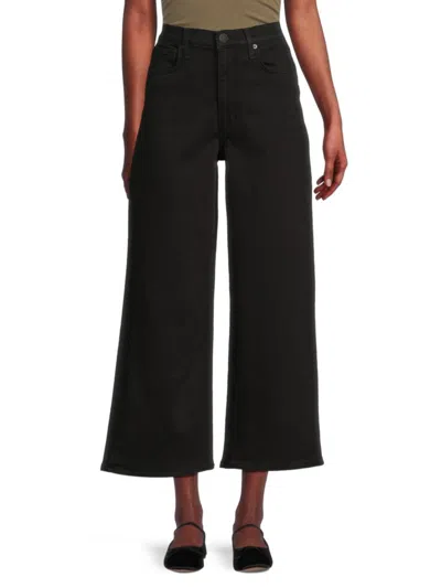 Rag & Bone Women's Annie Wide-leg Jeans In Black