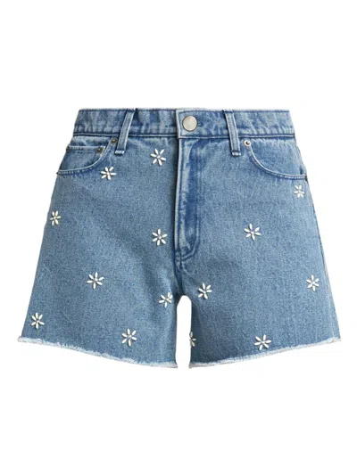 Rag & Bone Women's Aspen Embellished Denim Shorts