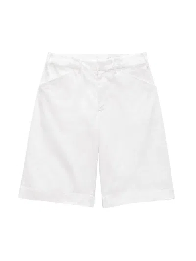 Rag & Bone Women's Banks Linen-blend Shorts In White