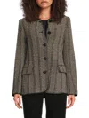 Rag & Bone Bartlet Tweed Boucle Single-breasted Jacket In Multi
