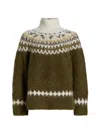 Rag & Bone Beth Oversized Fair Isle Turtleneck In Multi
