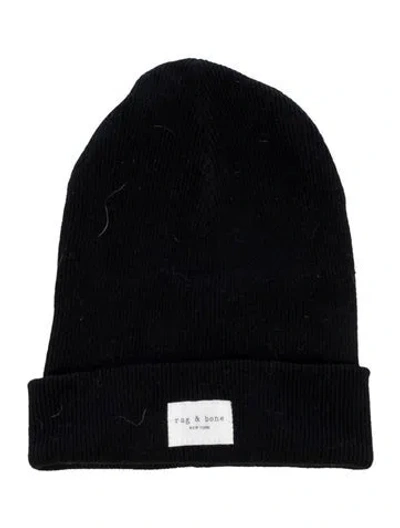 Pre-owned Rag & Bone Women's Black Nylon  Winter Beanie