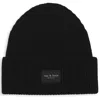 Rag & Bone Blake Wool-blend Beanie In Black