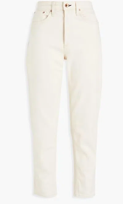 Rag & Bone Women's Boyfriend Jeans In Ecru In Pink