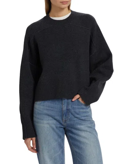 Rag & Bone Women's Bridget Wool-blend Sweater In Black