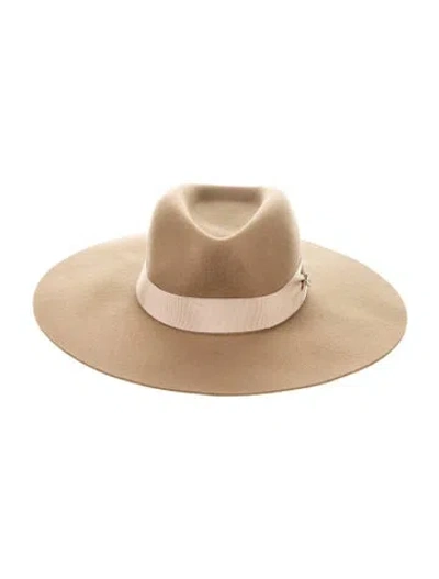 Pre-owned Rag & Bone Women's Brown Suede  Panama Hat