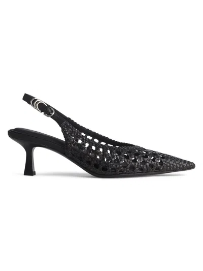 Rag & Bone Women's Brynn 55mm Leather Slingback Pumps In Black