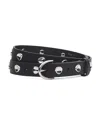Rag & Bone Women's Brynn Studded Belt In Black