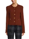 Rag & Bone Carmen Wool-crepe Jacket In Brown
