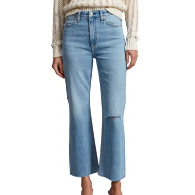 Rag & Bone Women's Casey High Rise Ankle Flare Jean In Lucy In Blue