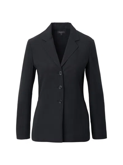 Rag & Bone Women's Chappell Notch Lapel Blazer In Black