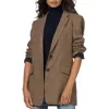 Rag & Bone Charles Plaid Wool-blend Blazer In Brown