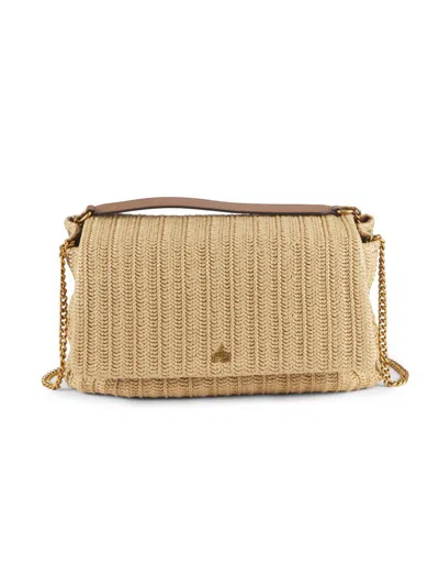 Rag & Bone Women's Chelsea Large Raffia Shoulder Bag In Brown