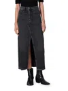 Rag & Bone Featherweight Clara Midi Skirt In Black