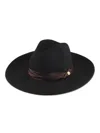 Rag & Bone Clara Wool Felt Fedora In Metallic