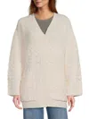 Rag & Bone Women's Conley Cable-knit Cardigan In White