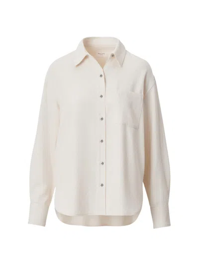 Rag & Bone Women's Connie Ultra Featherweight Denim Button-front Shirt In Neutral