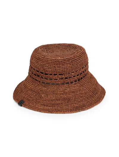 Rag & Bone Women's Daisie Rollable Straw Hat In Brown