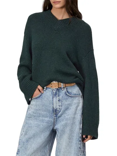 Rag & Bone Women's Danica Wool & Cashmere Sweater In Green