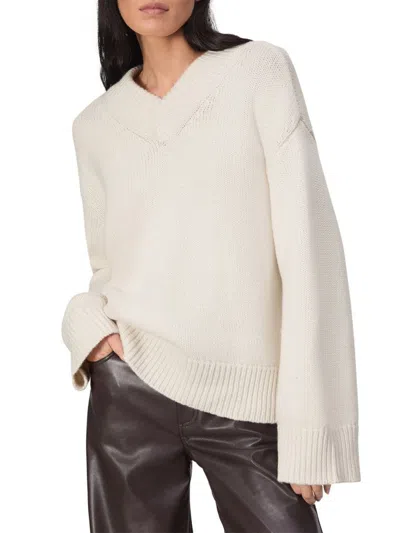 Rag & Bone Women's Danica Wool & Cashmere Sweater In White