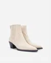 Rag & Bone Women's Dart Suede Western Boots In Macadamia In Neutral