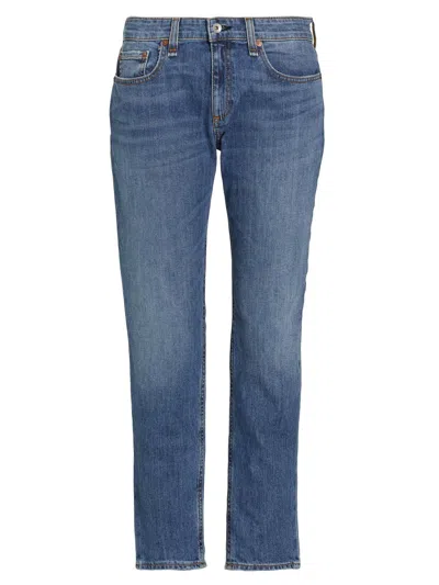 Rag & Bone Women's Dre Low-rise Slim Boyfriend Jeans In Blue