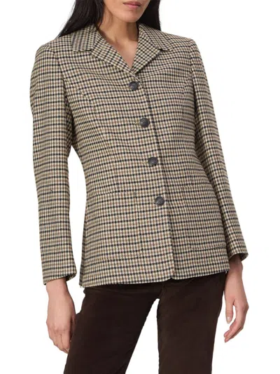 Rag & Bone Women's Drew Italian Houndstooth Blazer