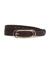 Rag & Bone Women's Duo Rounded Rebound Belt In Brown