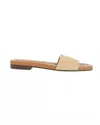 Rag & Bone Square Toe Slippers In Brown