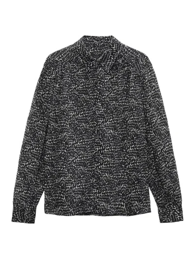 Rag & Bone Women's Emmy Silk-blend Top In Black Multi
