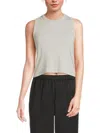 Rag & Bone Women's Essie Ribbed Cotton-blend Tank In Gray