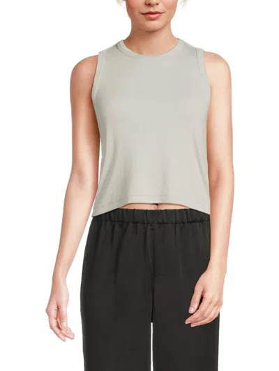 Rag & Bone Women's Essie Ribbed Cotton-blend Tank In Gray