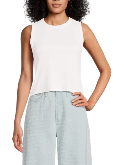 Rag & Bone Women's Essie Ribbed Cotton-blend Tank In White