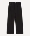 Rag & Bone Women's Featherweight Logan Wide-leg Jeans In Black In Black