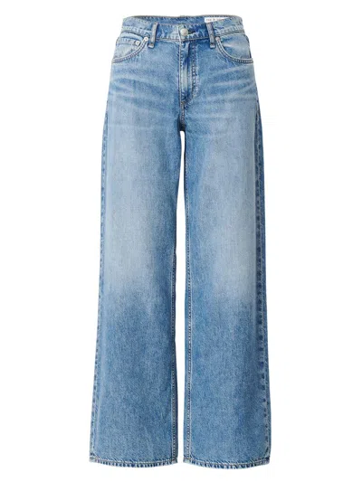 Rag & Bone Women's Flexi Andi Wide-leg Jeans In Blue