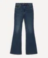 Rag & Bone Flexi Dahlia Mid Rise Ankle Flare Leg Jeans In Teo In Blue