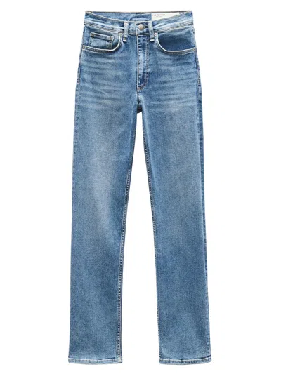 Rag & Bone Women's Flexi Wren Stretch Slim-fit Jeans In Blue
