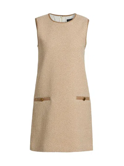 Rag & Bone Women's Frances Italian Tweed Dress In Beige
