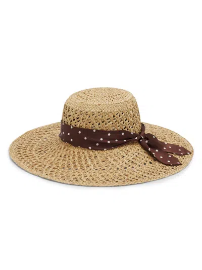 Rag & Bone Women's Garden Straw Hat In Brown