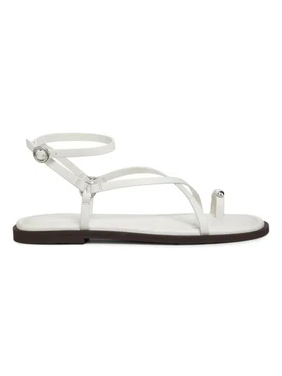 Rag & Bone Women's Geo Strappy Leather Sandals In White
