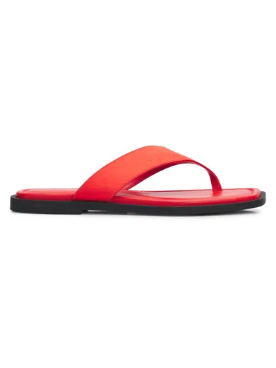 Rag & Bone Women's Gracie Cushioned Flat Sandals In Red