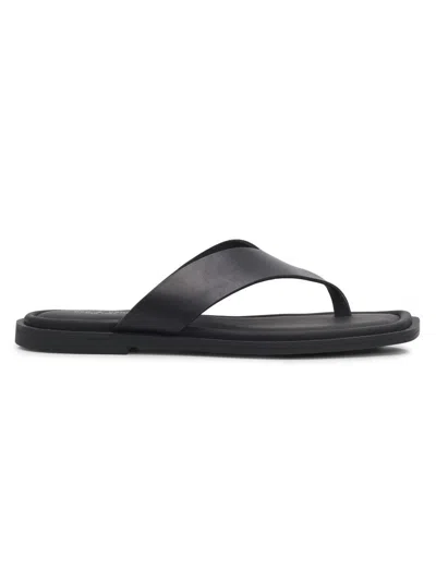 Rag & Bone Women's Gracie Leather Flat Sandals In Black