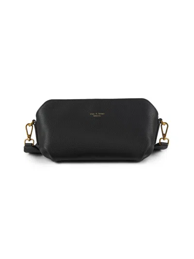 Rag & Bone Gramercy Leather Crossbody Bag In Black