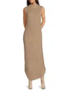 Rag & Bone Women's Gretchin Wool-blend A-line Maxi Dress In Brown