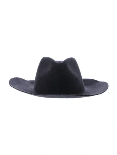 Pre-owned Rag & Bone Women's Grey Wool  Panama Hat