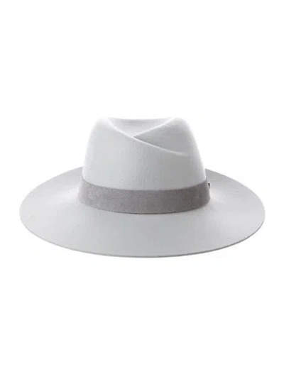 Pre-owned Rag & Bone Women's Grey Wool  Panama Hat