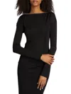 Rag & Bone Gwenyth Long Sleeve Top In Black In Black