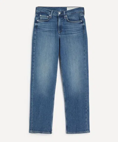 Rag & Bone Women's Harlow Ankle-straight Jeans In Easton In Blue