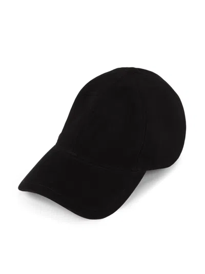 Rag & Bone Women's Harlowe Suede Baseball Hat In Black