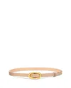 Rag & Bone Women's Harper Leather Belt In Gold